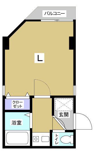 メゾンオルセー(1K/1階)の間取り写真