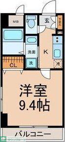 AXIS MEISEI(1K/4階)の間取り写真