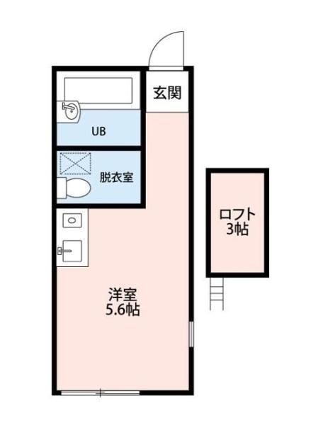 ウインズ和田(ワンルーム/1階)の間取り写真