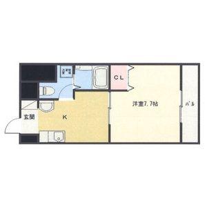 TSDREAM名駅(1K/6階)の間取り写真