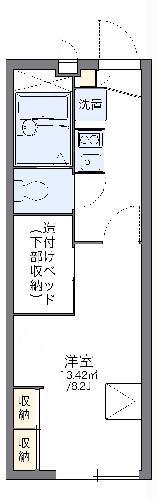 レオパレスヴィブアン(1K/2階)の間取り写真