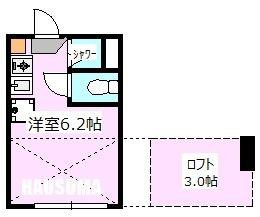 アプリシエイト本駒込(ワンルーム/2階)の間取り写真
