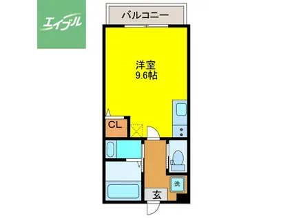 SIGNPOST UK(ワンルーム/2階)の間取り写真