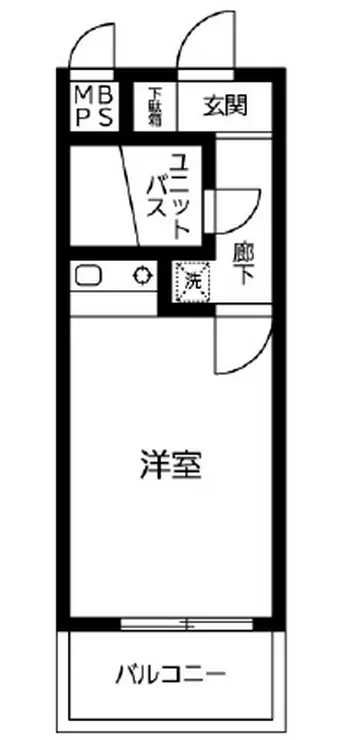 クリオ淵野辺参番館 8階階 間取り