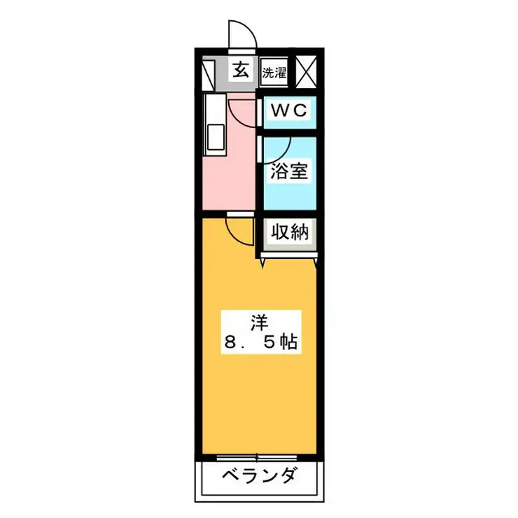 成増プラザA 2階階 間取り