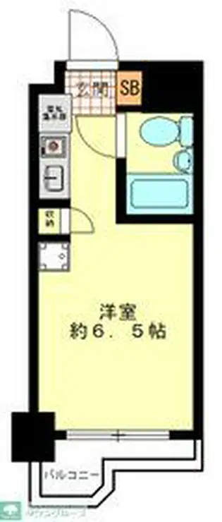 朝日多摩川プラザ 4階階 間取り
