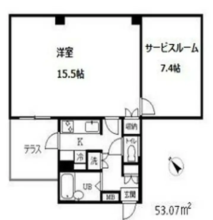 クレストパレス南行徳 1階階 間取り