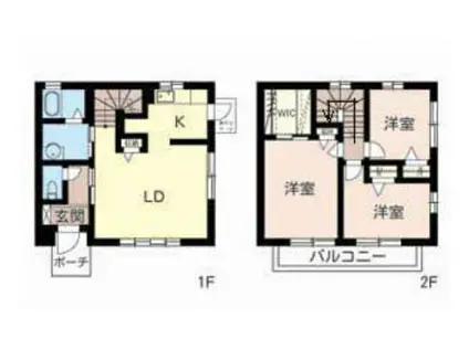 グラン元町(3LDK/2階)の間取り写真
