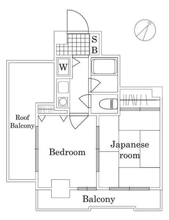 ビッグヴァンステイツ伊勢佐木南 7階階 間取り
