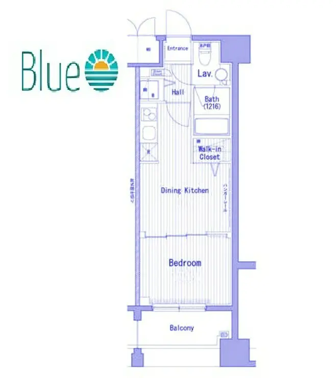 ガーラ・プレシャス横濱関内 8階階 間取り