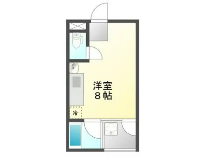 AZZURRI池下(ワンルーム/2階)の間取り写真