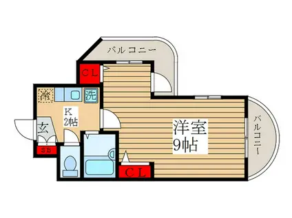 アイルアサガヤ弐番館(1K/3階)の間取り写真