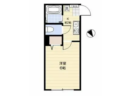 MYパレスI(1K/1階)の間取り写真