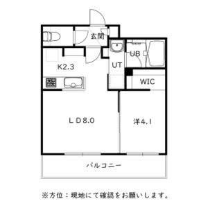 フェーラシュヴァル元町(1LDK/3階)の間取り写真