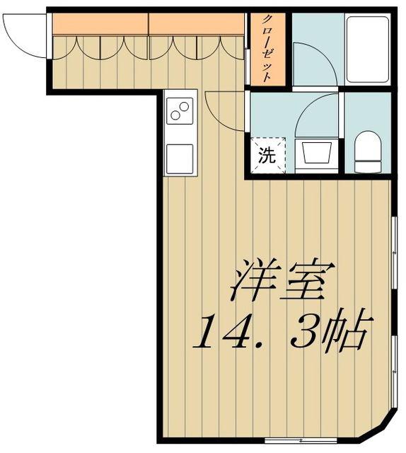 アール吉祥寺(ワンルーム/3階)の間取り写真