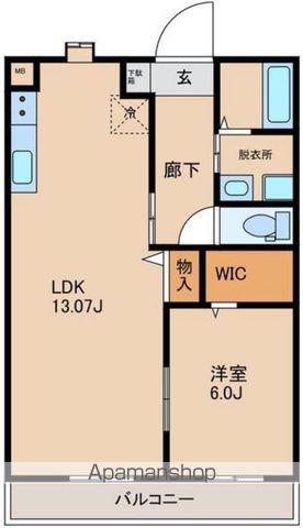 NEIGHBORSII(1LDK/3階)の間取り写真