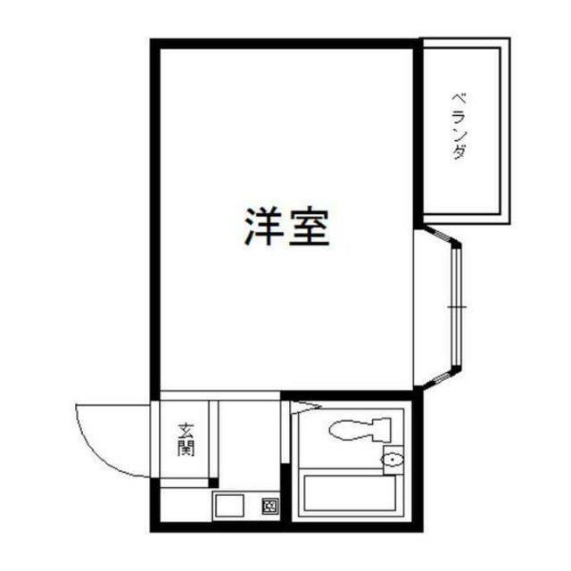 セレーナ北町(ワンルーム/3階)の間取り写真