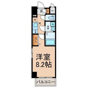 THE RESIDENCE SAKURAYAMA ウエスト(1K/3階)の間取り写真