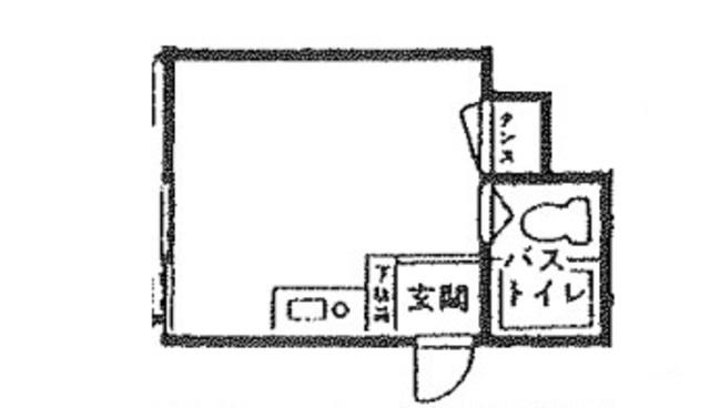 コーポフレンド(ワンルーム/2階)の間取り写真