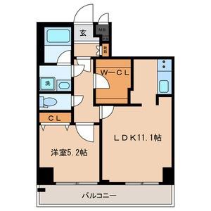 アーバンレックス西新井III(1LDK/1階)の間取り写真