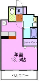 アルト カッシーナ(1K/10階)の間取り写真