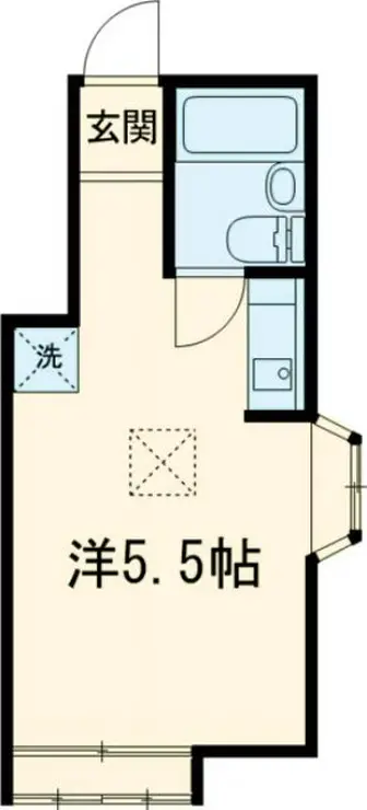 キャナール壱番館 1階階 間取り