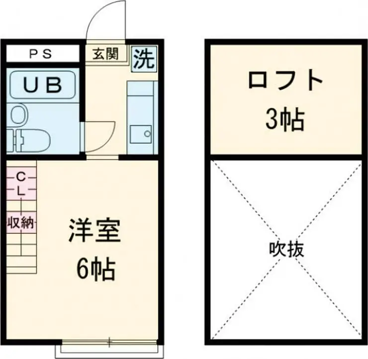 シャンブルドットつつじヶ丘 1階階 間取り