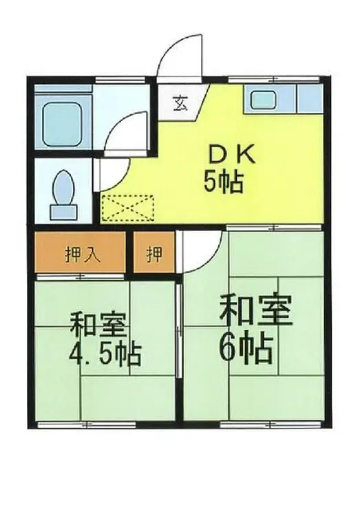 杉浦ハイツ 2階階 間取り