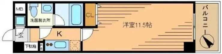 アリュージュ三ノ輪 10階階 間取り