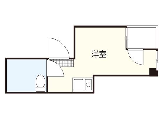 リブレ榎町(ワンルーム/5階)の間取り写真