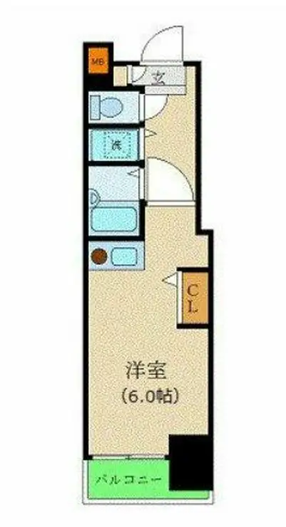 カスタリア新宿 12階階 間取り