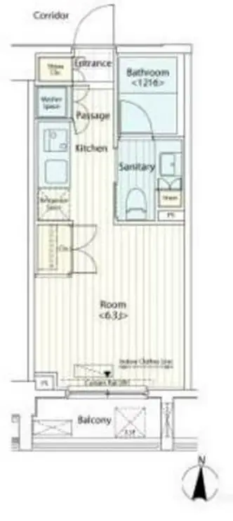 カスタリア菊川 3階階 間取り