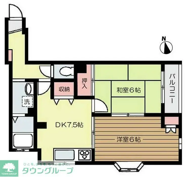 レジデンスおゆみ野 2階階 間取り