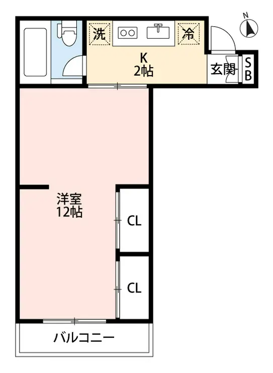 リバーパーク桜木 8階階 間取り