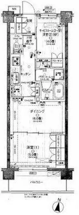 パレステージ西新井みどり公園 4階階 間取り
