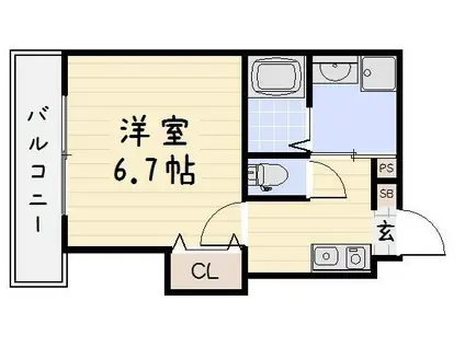 協和大手町.BLD(1K/3階)の間取り写真
