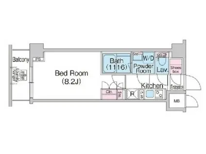 コンフォリア成増(1K/5階)の間取り写真