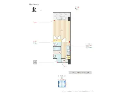 NO.102 ORIENTBLD(1K/5階)の間取り写真