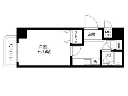 日神パレス西台第3(1K/10階)の間取り写真