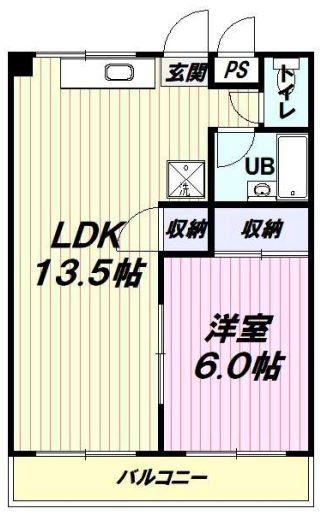 MAISON OLIVEII(1LDK/2階)の間取り写真