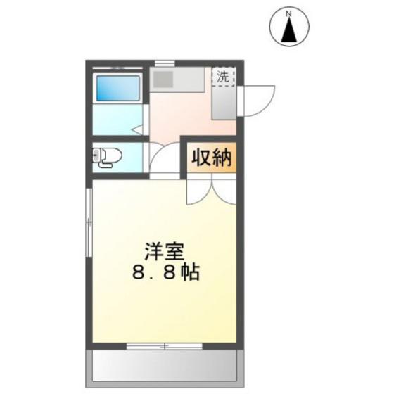 サニーヒルズ泉田I(1K/1階)の間取り写真