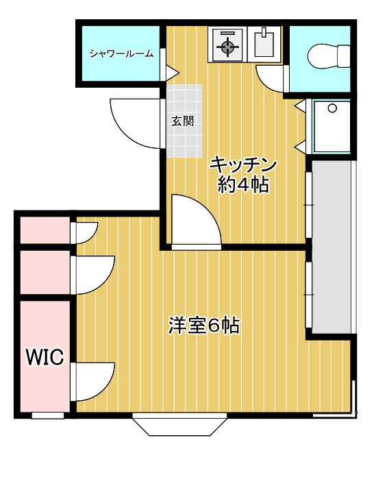 ロイヤルコート大岡山(1K/2階)の間取り写真