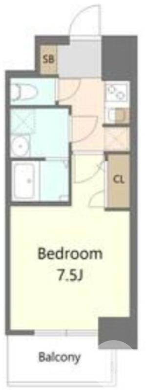S-RESIDENCE堺浜寺BROAD(1K/10階)の間取り写真