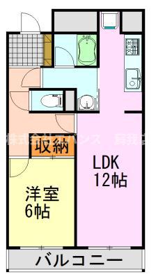 アーバンエクセル蘇我(1LDK/3階)の間取り写真