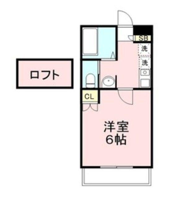 ポワール・シャトレ(1K/3階)の間取り写真