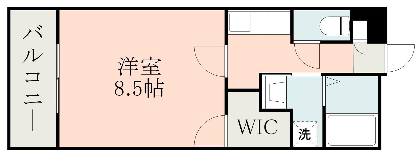 YSBLD.22(1K/4階)の間取り写真