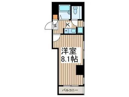 エスコート神田岩本町(1K/3階)の間取り写真