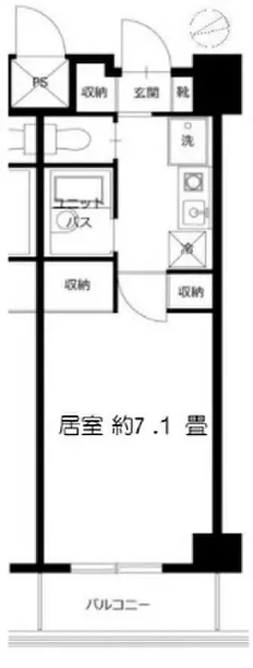 アーツ芝浦 5階階 間取り