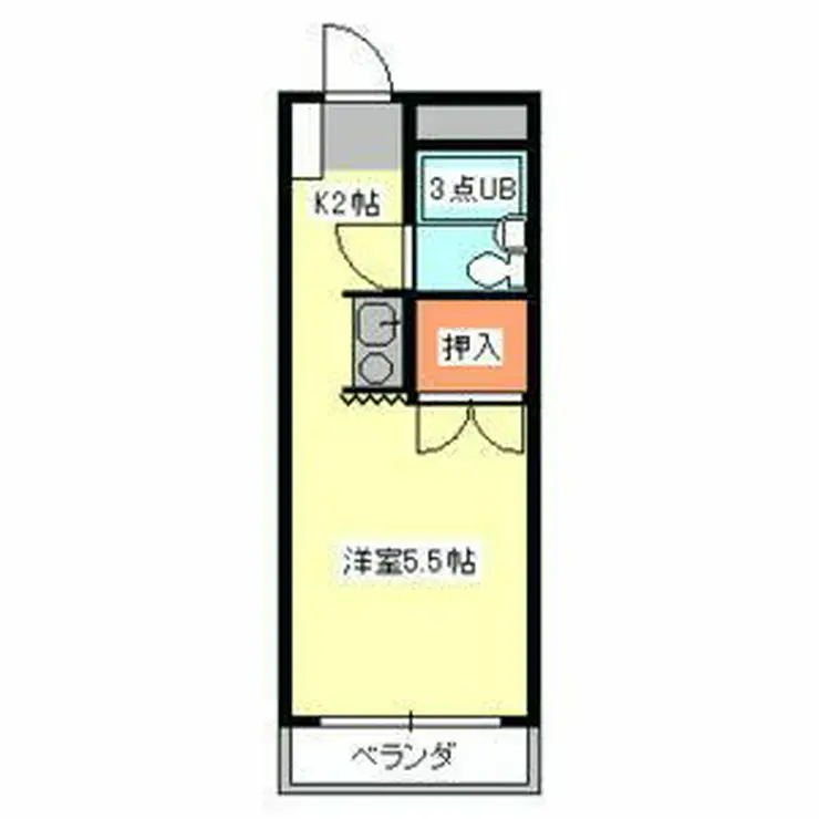 サンアベニュー東久留米 2階階 間取り