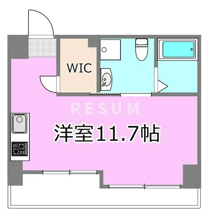 リエス千葉新宿 7階階 間取り